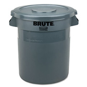 Rubbermaid 20 Gal Round Container - Gray